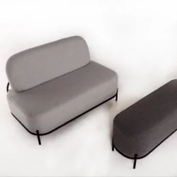 Пуф большой Гаваии (ПБ) Светл серый / Gawaii