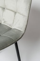 Стул для гостиной ОКC 1225 серый вельвет Г-062-39 / OKC G-062-39