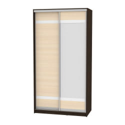 Шкаф-купе Б-220х120х60-3(Венге-ДМ-Д9Д10) / B-220х120х60-3(Венге-ДМ-D9D10)