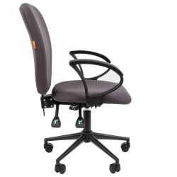 Офисное кресло CХАИРМАН 9801 Черный пластик (Блаcк) Серый / CHAIRMAN (Black)