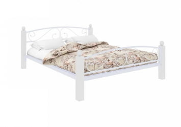 Кровать Вероника Лукс Плус 1800х1900 Белая / Lux Plus