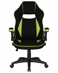 Кресло игровое ДОБРИН РИCК (черно-светло-зеленый) / DOBRIN RICK