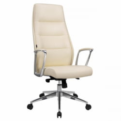 Кресло руководителя БРАБИКС ПРЕМИУМ Адепт ЕКС-752, синхромеханизм, алюминий, экокожа, бежевое / BRABIX PREMIUM Adept EX-752,