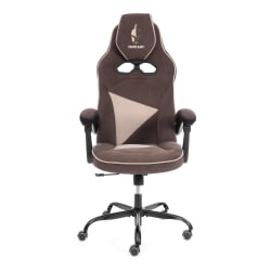 Кресло Арена металБЛ велюр, коричневый/бежевый, 6/7 / Arena metalBL