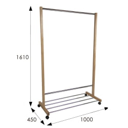 Вешалка В 35Н Светло-коричневый