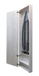 Шкаф со встроенной гладильной доской Ирон Бокс (левый) Беленый дуб / Iron Box