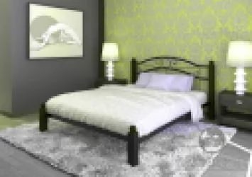 Кровать Надежда Лукс 1600х1900 Черная / Lux