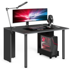 Игровой компьютерный стол СКИЛЛЛ ССТГ 1385.1 антрацит/металлик / SKILLL SSTG