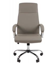 Кресло для руководителя CХАИРМАН CХ425 экокожа Серый / CHAIRMAN CH425