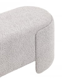 Банкетка Такс букле Светло-серый / Taks