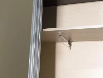 Шкаф-купе с зеркалом Ольга 10 Ясень шимо светлый Венге