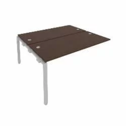 Проходной наборный элемент рабочей станции Метал Сйстем Б.ПРС-СП-2.4 Венге/Серый / Metal System