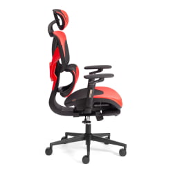 Кресло КингКобра иск. кожа / сетка, черный / красный / KingCobra