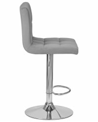 Стул барный ДОБРИН CАНДЙ (серый велюр (МДЖ9-75)) / DOBRIN CANDY (MJ9-75))