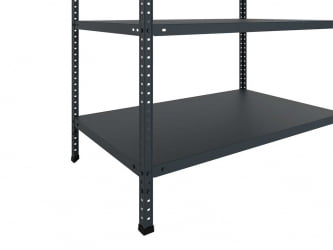 Стеллаж МС 185КД/70кс30/4 Блаcк / MS 185KD/70x30/4 Black