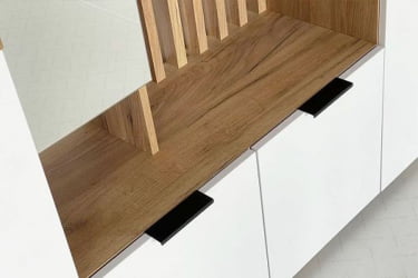 Прихожая Бери МПР-021 Дуб крафт золотой/белое дерево / MPR-021