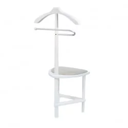 Вешалка со стулом ЛЕСЕТ Атланта Белый / LESET