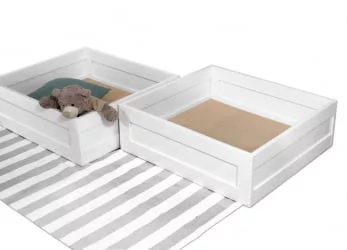 Ящик для детской кровати РооРоом яв-1 Белый / RooRoom