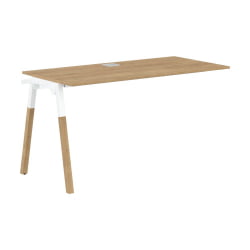 Рабочая станция Форта ФИСТ 1367 Дуб Гамильтон Белый премиум / Forta FIST