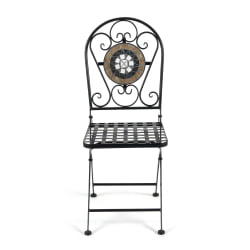 Стул Сеcрет де Маисон ВИCЕНЗА (мод. ПЛ08-7451РВ) металл, 36*35*91 см, черный /плитка калейдоскоп / Secret de Maison VICENZA (mod. PL08-7451RV)
