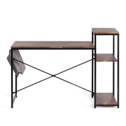 Письменный стол с полками ВД-15 бурнт / WD-15 burnt