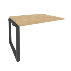 Проходной наборный элемент переговорного стола ОНИКС О.МО-НПРГ-2 Тиквуд Светлый/Антрацит / ONIX O.MO-NPRG-2