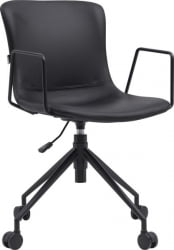 Операторское кресло Еверпроф Експо Экокожа Черный / Everprof Expo