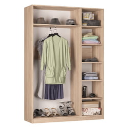 Шкаф распашный Р-198х135х45-1-М(ЯАТ-ЯАС) / R-198х135х45-1-M(ЯАТ-ЯАС)