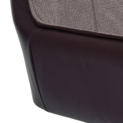 Кресло Мурано/Мурано опора 360, велюр/букле (ХЙП)/Экокожа, бежевый/коричневый / Murano/Мурано (HYP)/Экокожа,