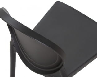 Стул обеденный ДОБРИН АЛБЕРТ (цвет черный) 4 шт / DOBRIN ALBERT