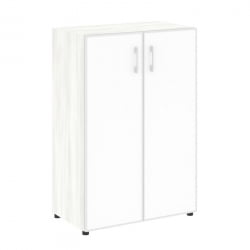 Шкаф Ялта LT.ST-2.4 Р вхите Снежная Патина/Стекло Вхите 800*450*1195 / R white White
