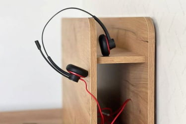 Кровать с основанием Юниор ЗО.СМУ-02 дуб крафт золотой / ZO.SMU-02