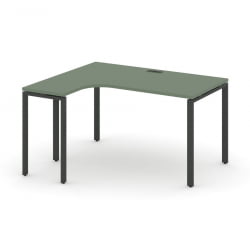 Стол эргономичный левый CОНCЕПТ CН.ОСА-002(Л) Кобо Антрацит / CONCEPT CN.OSA-002(L)