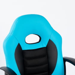 Детский стул CХАИРМАН КИДС 111 Черный-голубой / CHAIRMAN KIDS