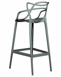 Стул барный ДОБРИН МАСТЕРС БАР Серый ГР-04 / DOBRIN MASTERS BAR GR-04