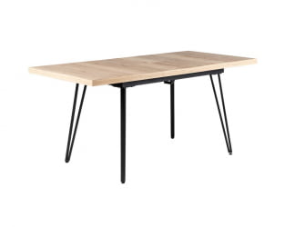Стол Диего раздвиж. 140-180 Галифакс Натур/Бабочка