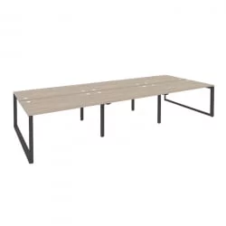 Рабочая станция на О-образном м/к ОНИКС О.МО-Д.РС-6.3.8 Дуб Аттик/Антрацит / ONIX O.MO-D.RS-6.3.8