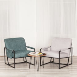 Кресло Чарли ЛУКС/Чарли Люкс велюр/букле, ВТ изумруд, 70х80х82 см / Charli LUX/Чарли VT