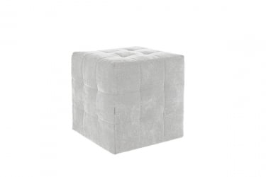 Пуф Рубик 2 ПМ-003.2 галька (велюр) / PM-003.2