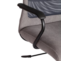 Кресло ПРОФИТ (мп) ПРОФИТ (мп) флок/ткань, серый, 29/В-12 / PROFIT PROFIT 29/W-12