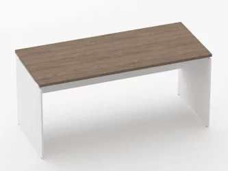 Стол прямой Дека ЛДСП каркас 75.07.16 Дуб Верцаска/Белый / Deka