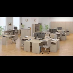 Мебель для персонала Нова С №1 Бук Артизан / Nova S