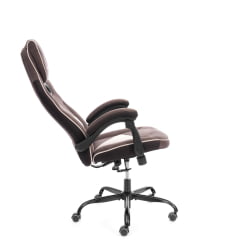 Кресло Арена металБЛ велюр, коричневый/бежевый, 6/7 / Arena metalBL