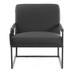 Кресло Чарли ЛУКС/Чарли Люкс экокожа , Шарп Черный, 70х80х82 см / Charli LUX/Чарли Sharp