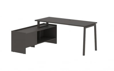 Стол с тумбой ЕДИС ЕЛCТ 17614 Мокко / EDIS ELCT