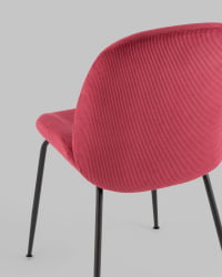 Стул Беетле велюр Красный / Beetle