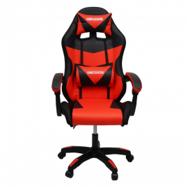 Кресло 1209 КИНГКУЕЕН, цвет черный/красный с подсветкой, 1209-блаcк-ред-масс-лед / KINGQUEEN, 1209-black-red-mass-led