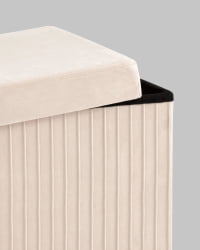 Пуф складной с ящиком Сторе Скуаре Бежевый / Store Square