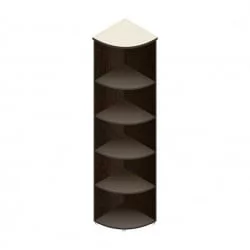 Шкаф для документов узкий Р.У-1П дуб молочный