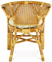 Кресло Пеланги, подушка на молнии Пеланги 02/15-3 коньяк / Pelangi